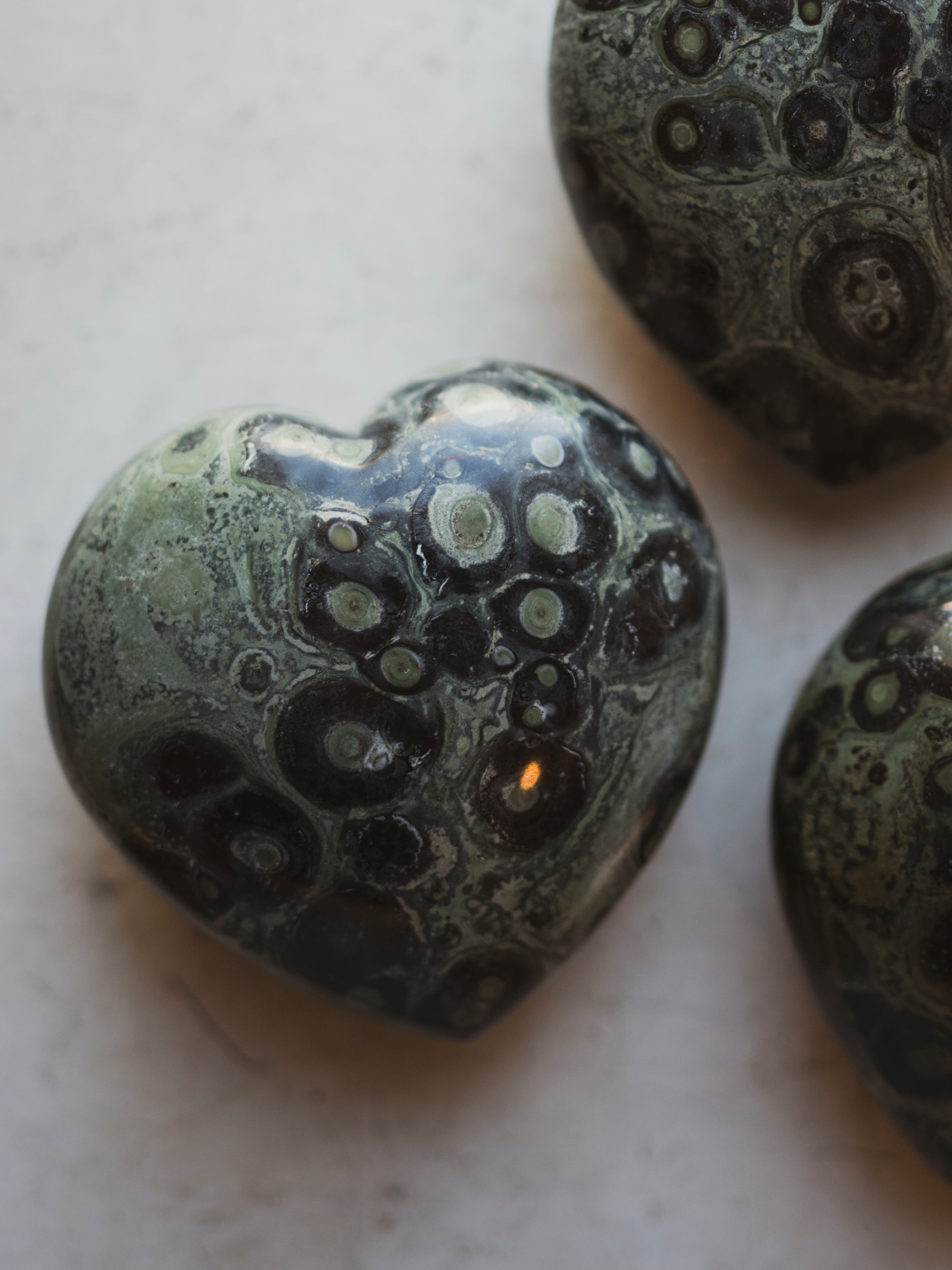 3” Carved Kambaba Jasper Heart, RM250