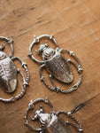 Silver Beetle Pendant, CA1376