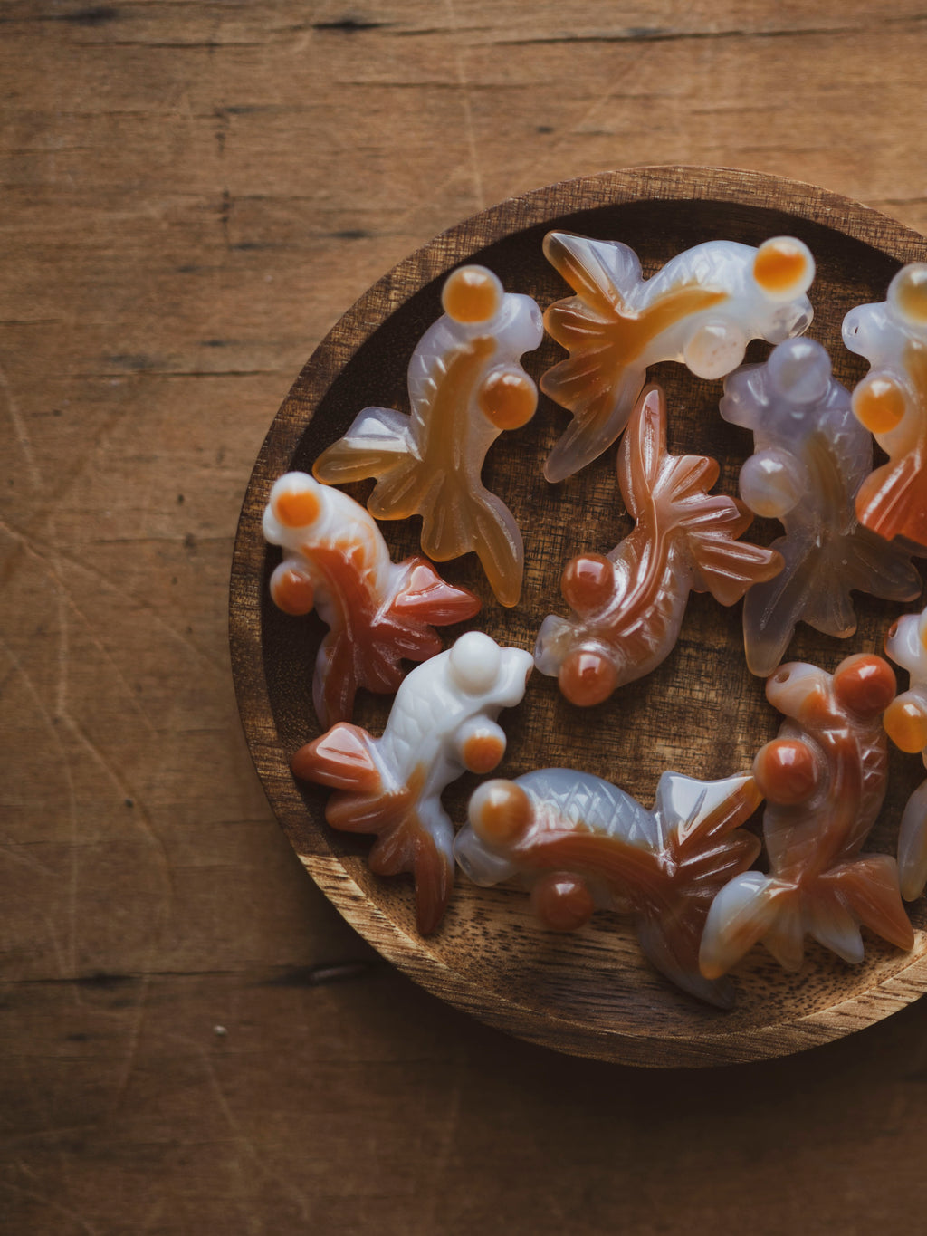 1.5" Carved Carnelian Koi Fish, RM3067