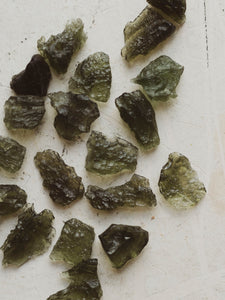 .25-.5" Rough Moldavite, RM1574