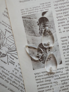 1" Carved Clear Quartz Planchette, RM3077