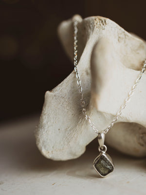 .25' Moldavite Pendant Necklace, RM1576