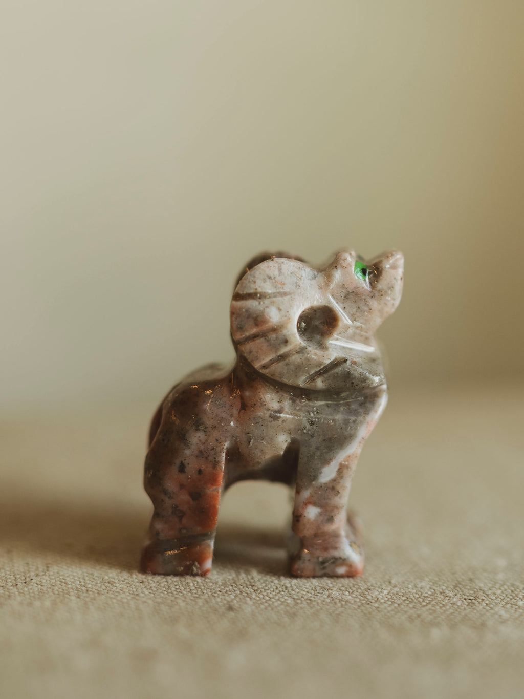1" Carved Soapstone Ram, RM3063
