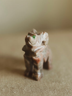 1" Carved Soapstone Ram, RM3063