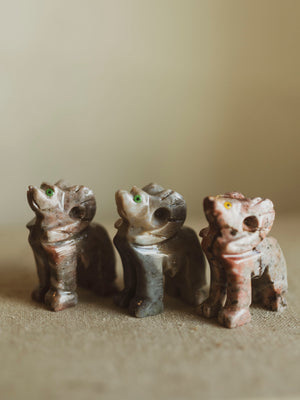 1" Carved Soapstone Ram, RM3063