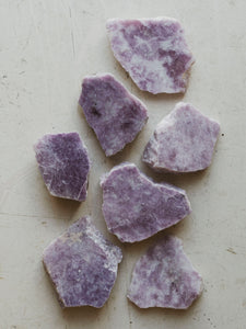1.5-2.5" Polished Lepidolite Slab, RM1815