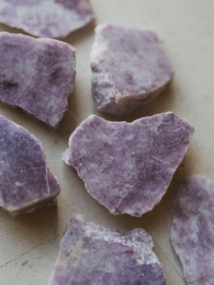 1.5-2.5" Polished Lepidolite Slab, RM1815