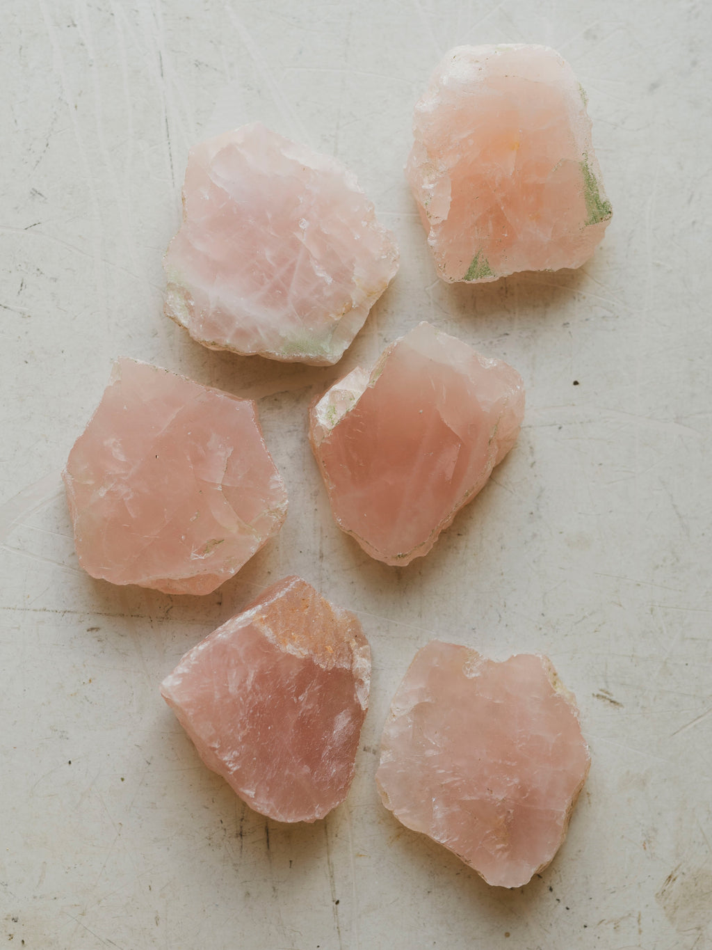 1.5-2.5" Polished Rose Quartz Slab, RM1816
