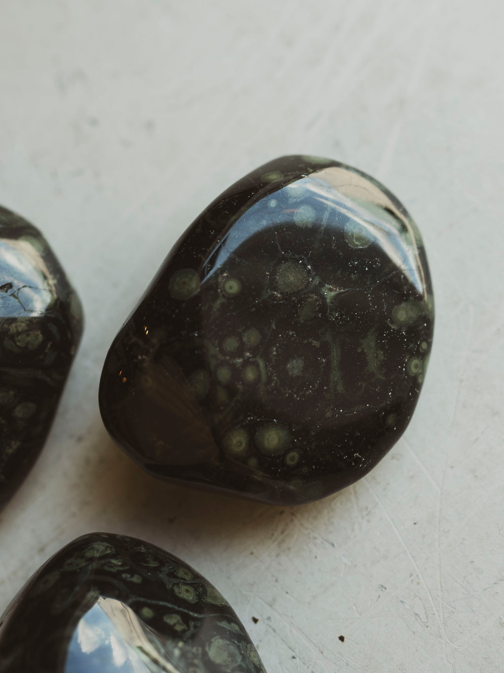 3" Polished Kambaba Jasper Therapy Stone, RM1818