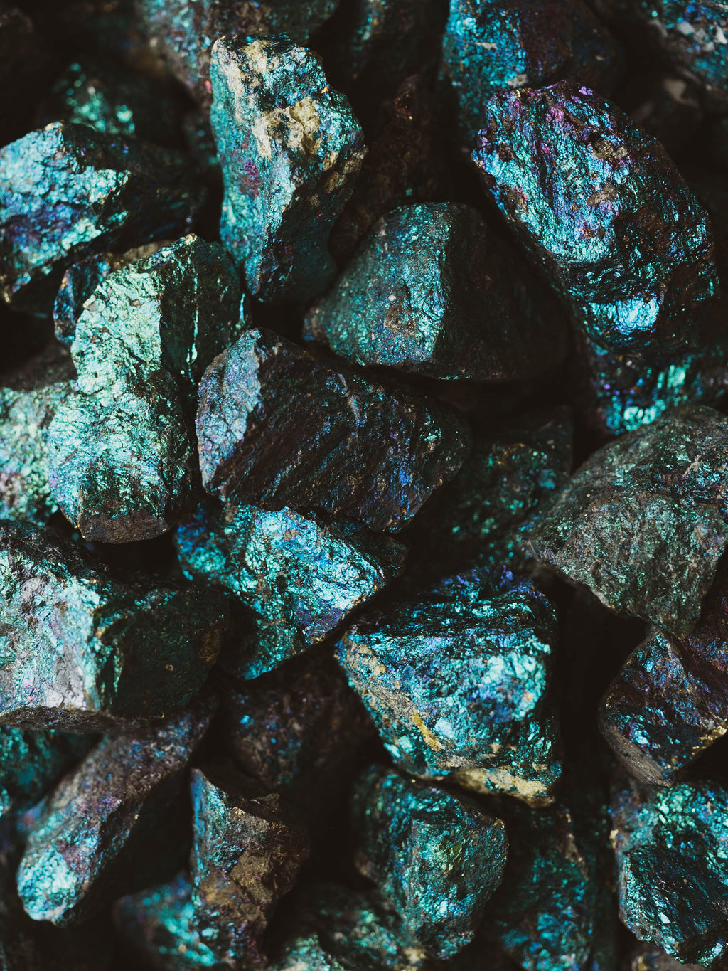 Rough Blue and Purple Peacock Ore Chalcopyrite, RM578
