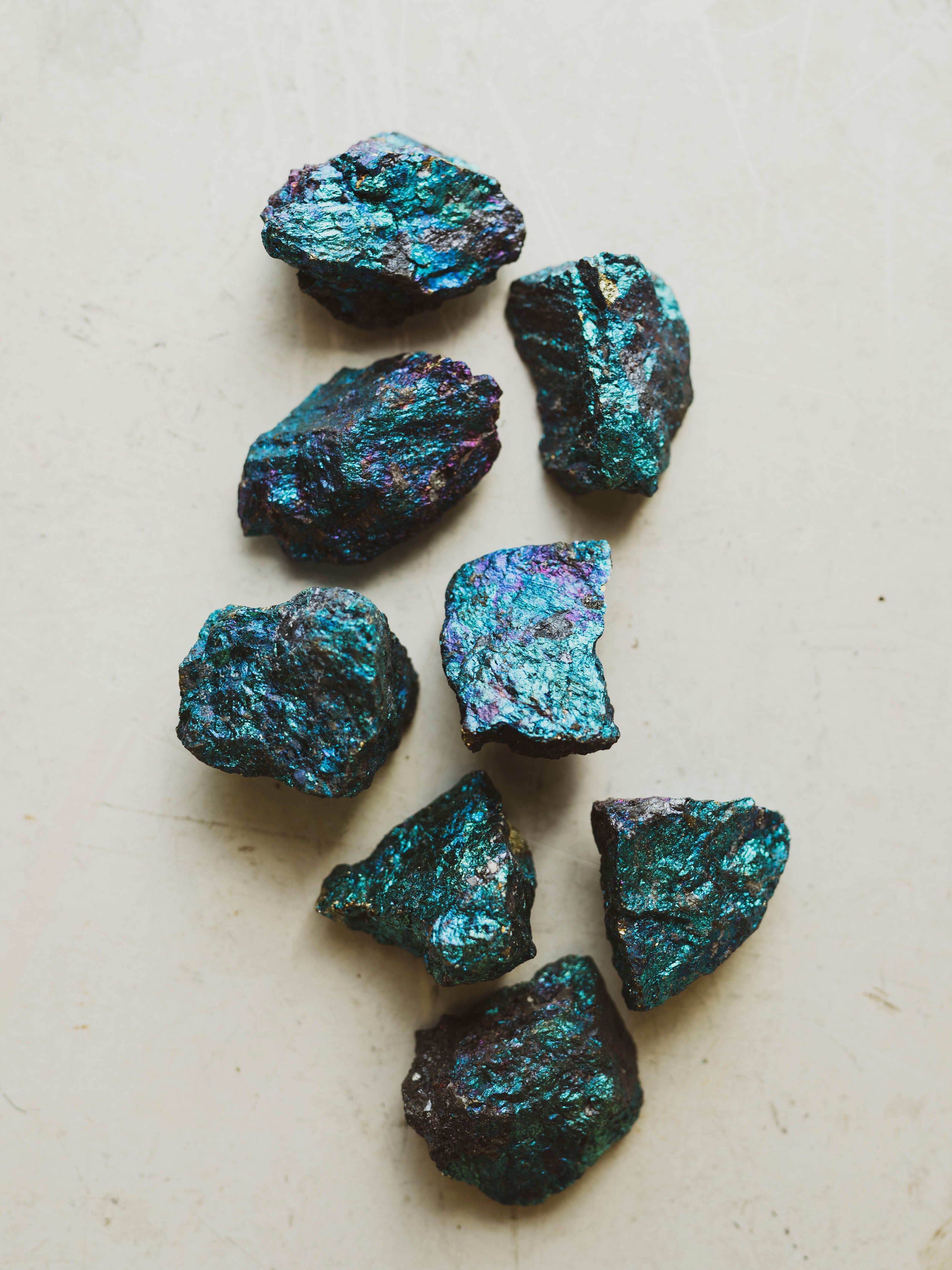 Rough Blue and Purple Peacock Ore Chalcopyrite, RM578