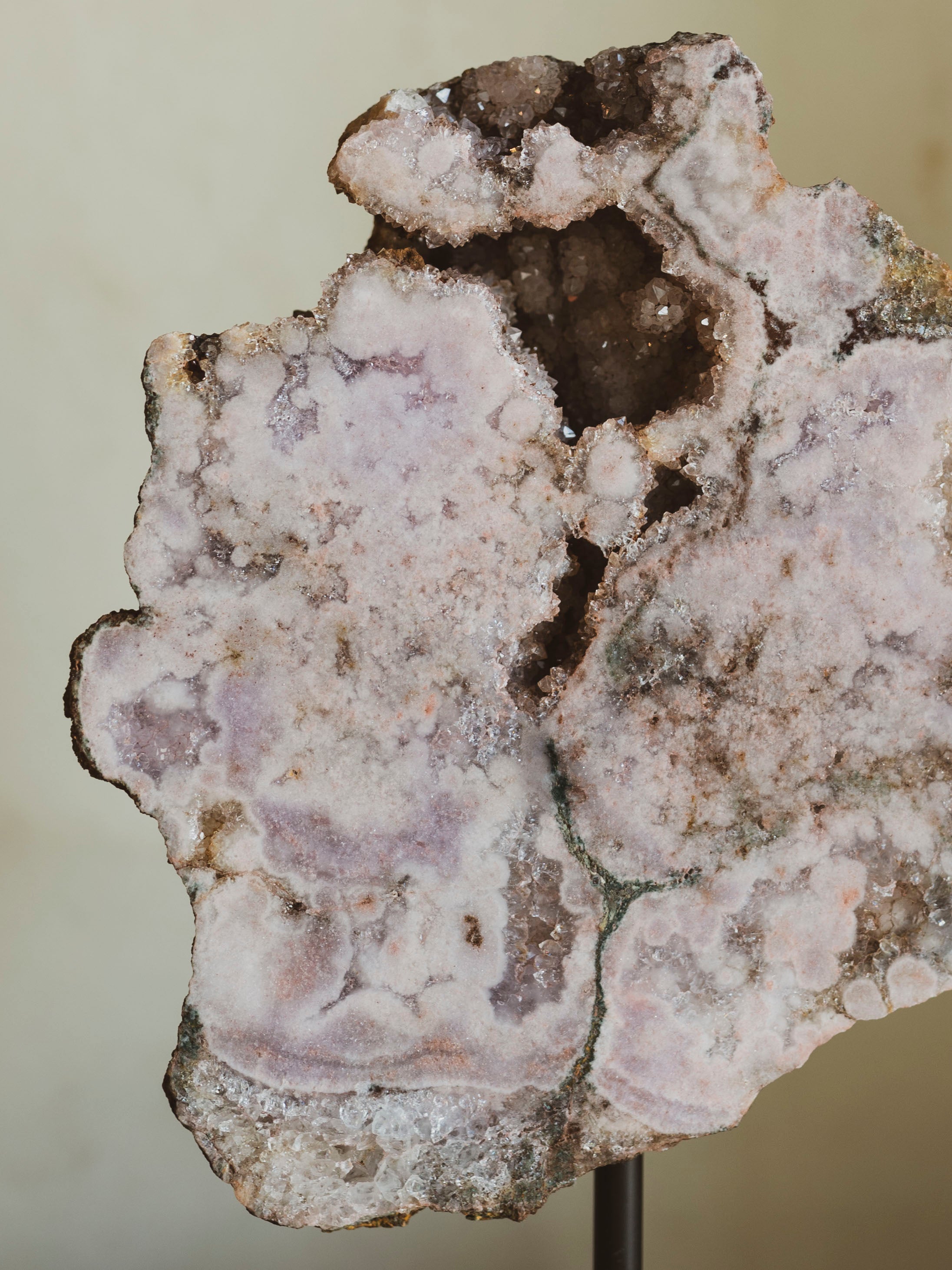 10" Pink Amethyst on Stand, RM1812
