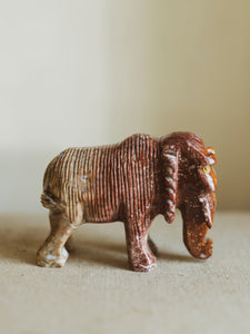 2.5" Carved Soapstone Woolly Mammoth, RM3035