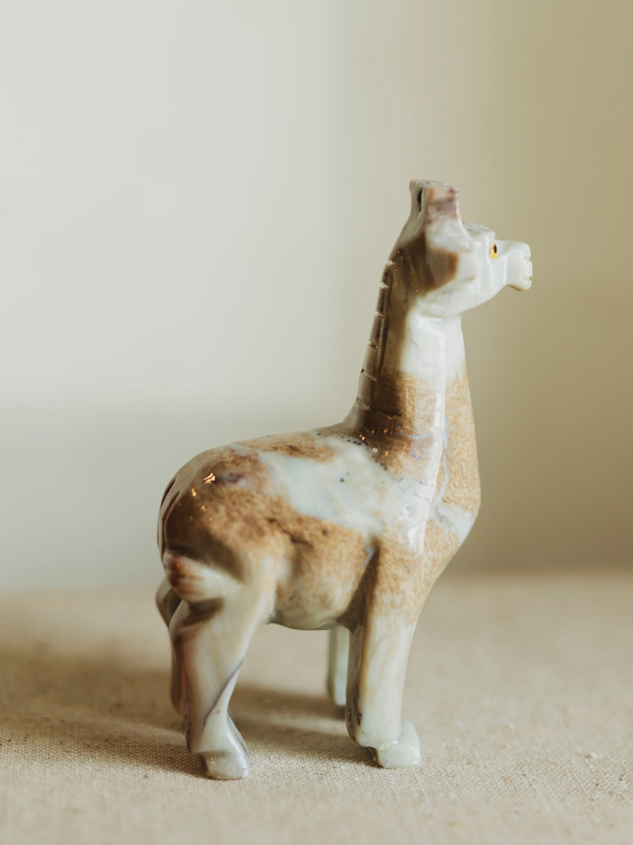 3.5" Carved Soapstone Giraffe, RM3037