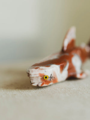 3" Carved Soapstone Shark, RM3043