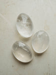 1.25-2.25" Clear Quartz Palmstone, RM4112