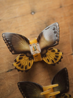 Yellow Butterfly Claw Clip, CA13