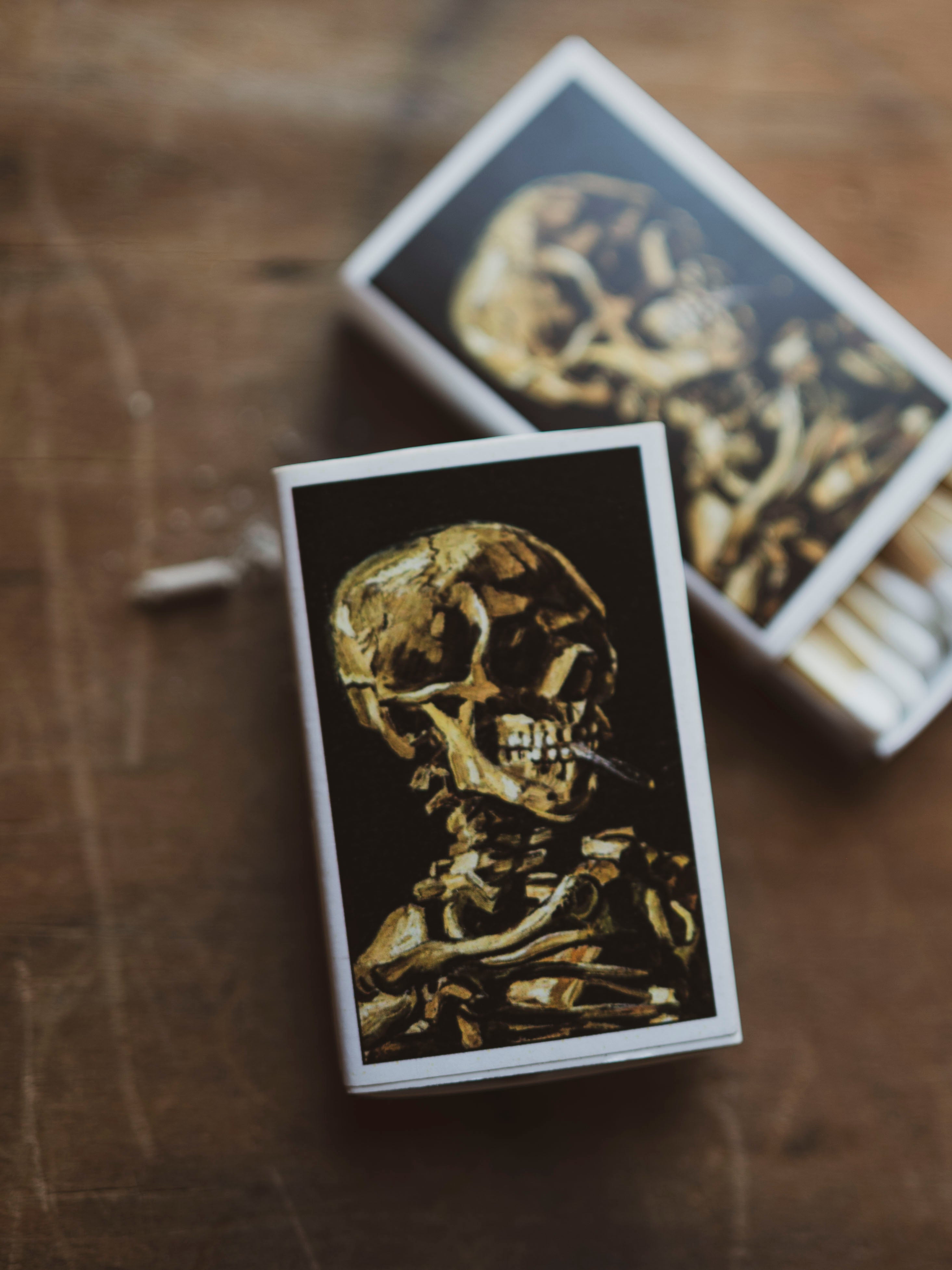 Mini Smoking Skeleton Matchbox, HD1417