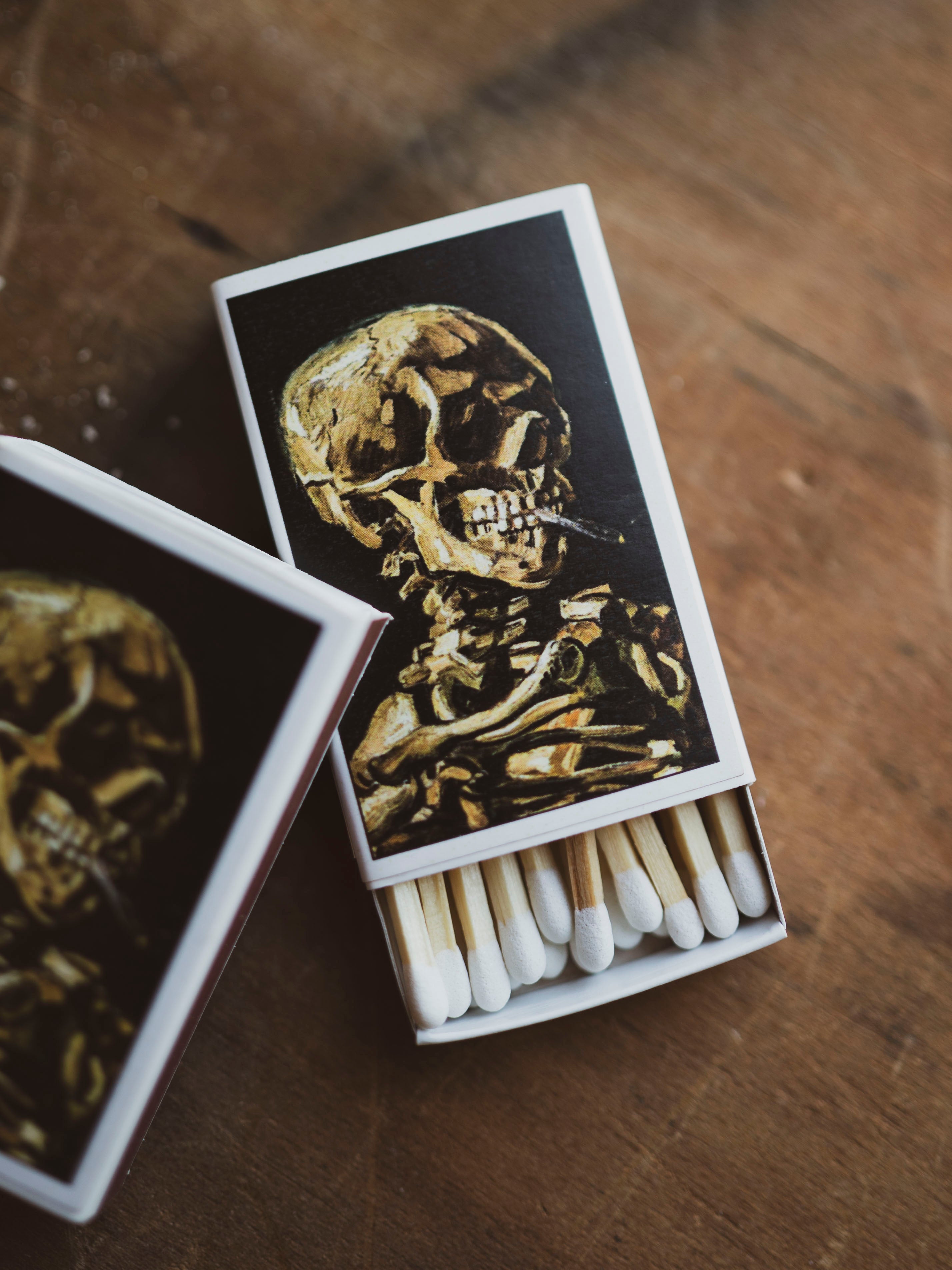 Mini Smoking Skeleton Matchbox, HD1417