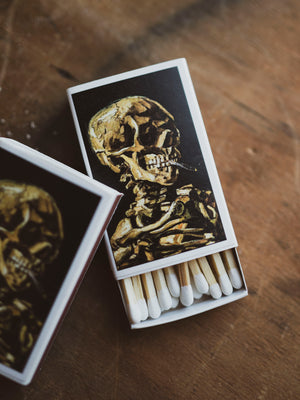 Mini Smoking Skeleton Matchbox, HD1417