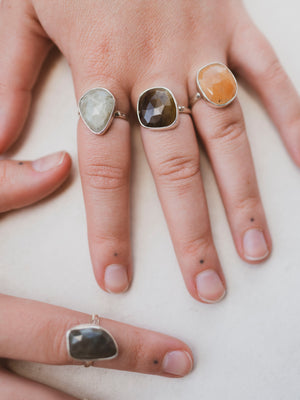 Sterling Silver Ethiopian Opal Ring, CA1485