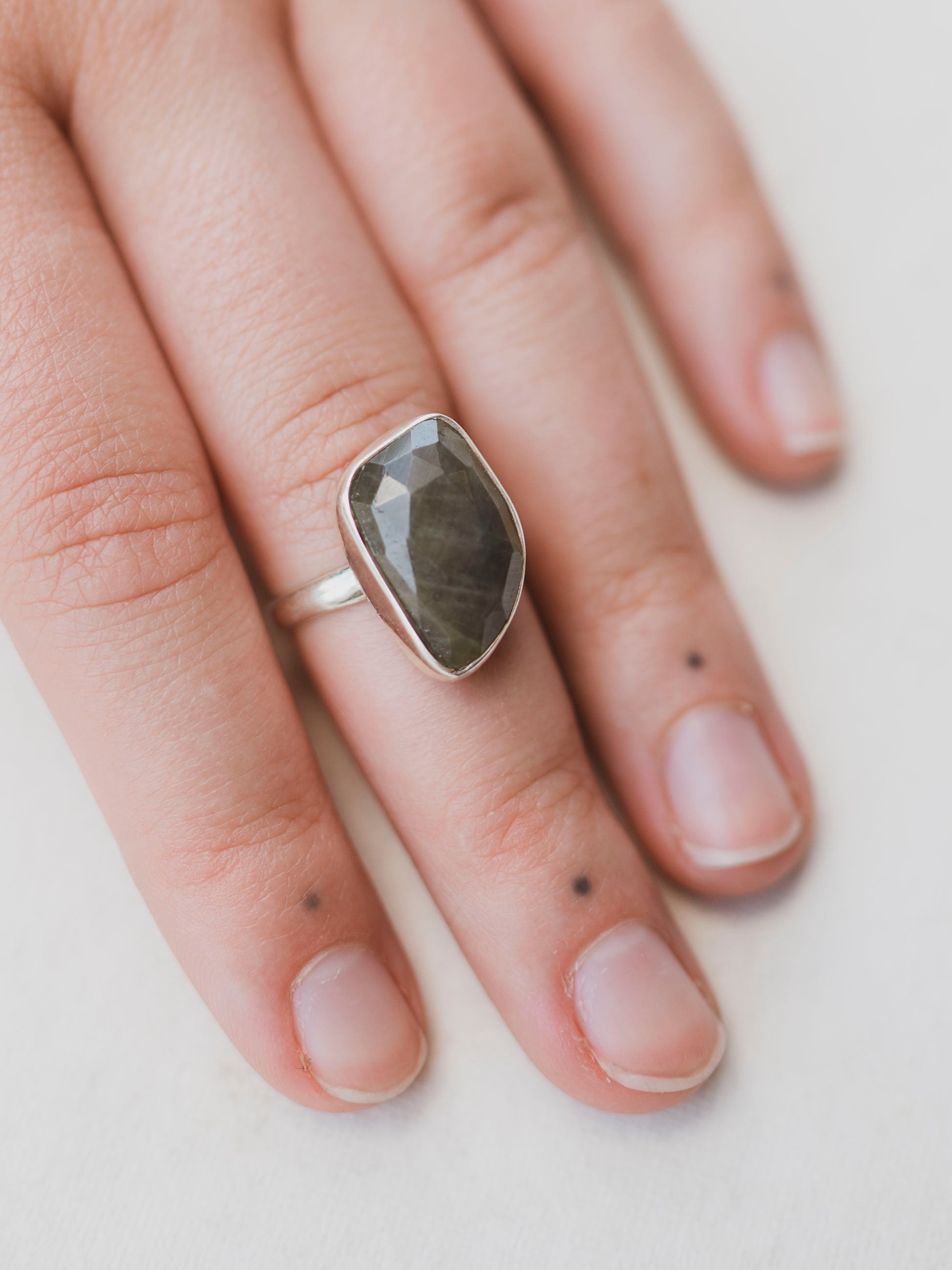 Sterling Silver Ethiopian Opal Ring, CA1485