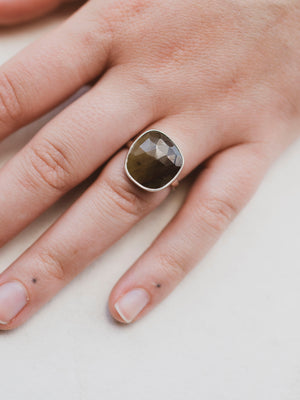Sterling Silver Ethiopian Opal Ring, CA1485