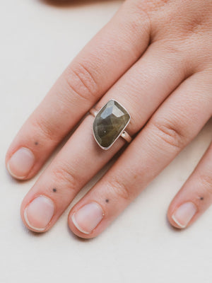 Sterling Silver Ethiopian Opal Ring, CA1485