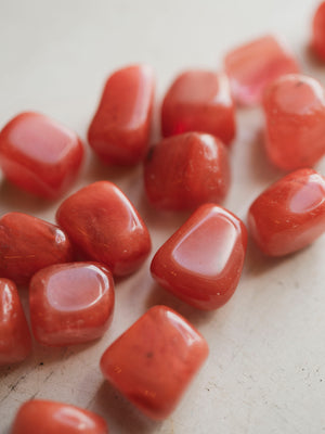 .25-1.75" Polished Cherry Quartz, RM3013