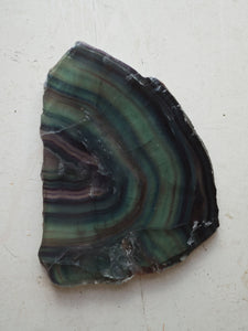 6.5" Rainbow Fluorite Slab, RM3019