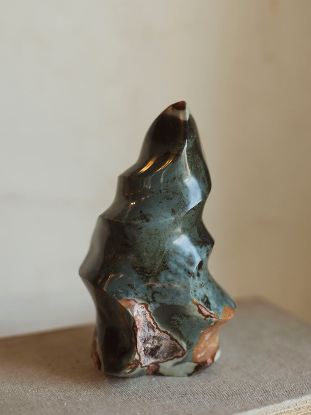 5.75" Polychrome Jasper Flame Cut, RM3086