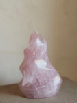 5.5" Rose Quartz Flame Cut, RM3084