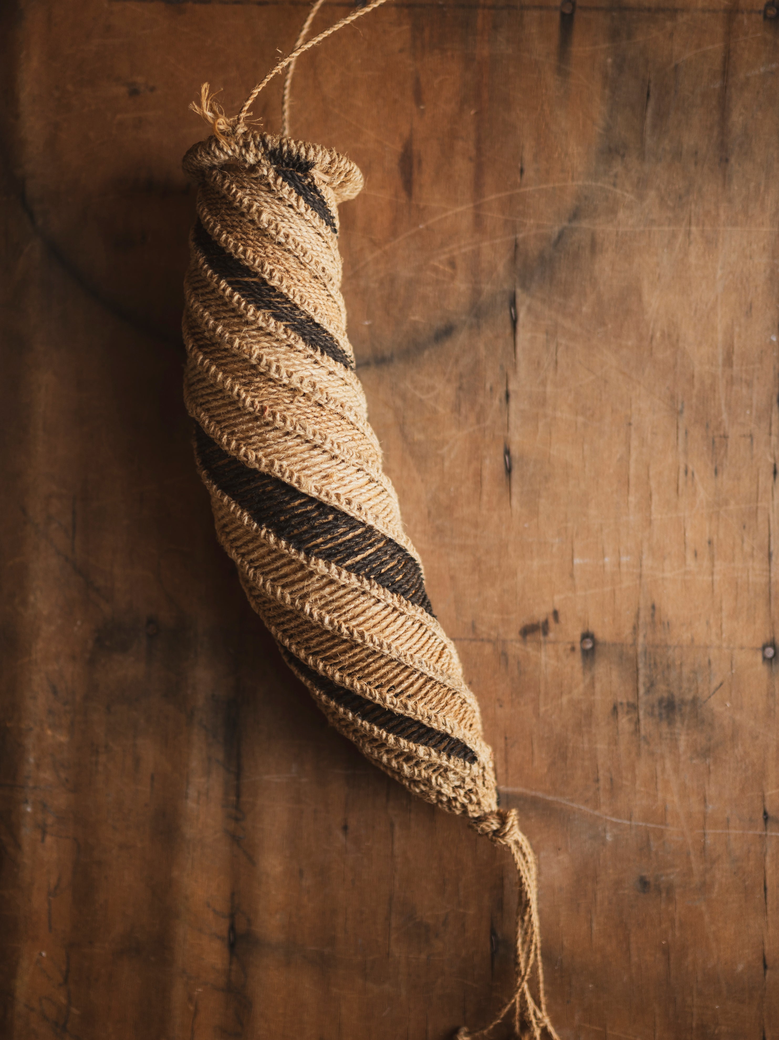 New Guinea Phallocrypt Sepik Woven Gourd Phallocrypt, HD1238 – Black Moth