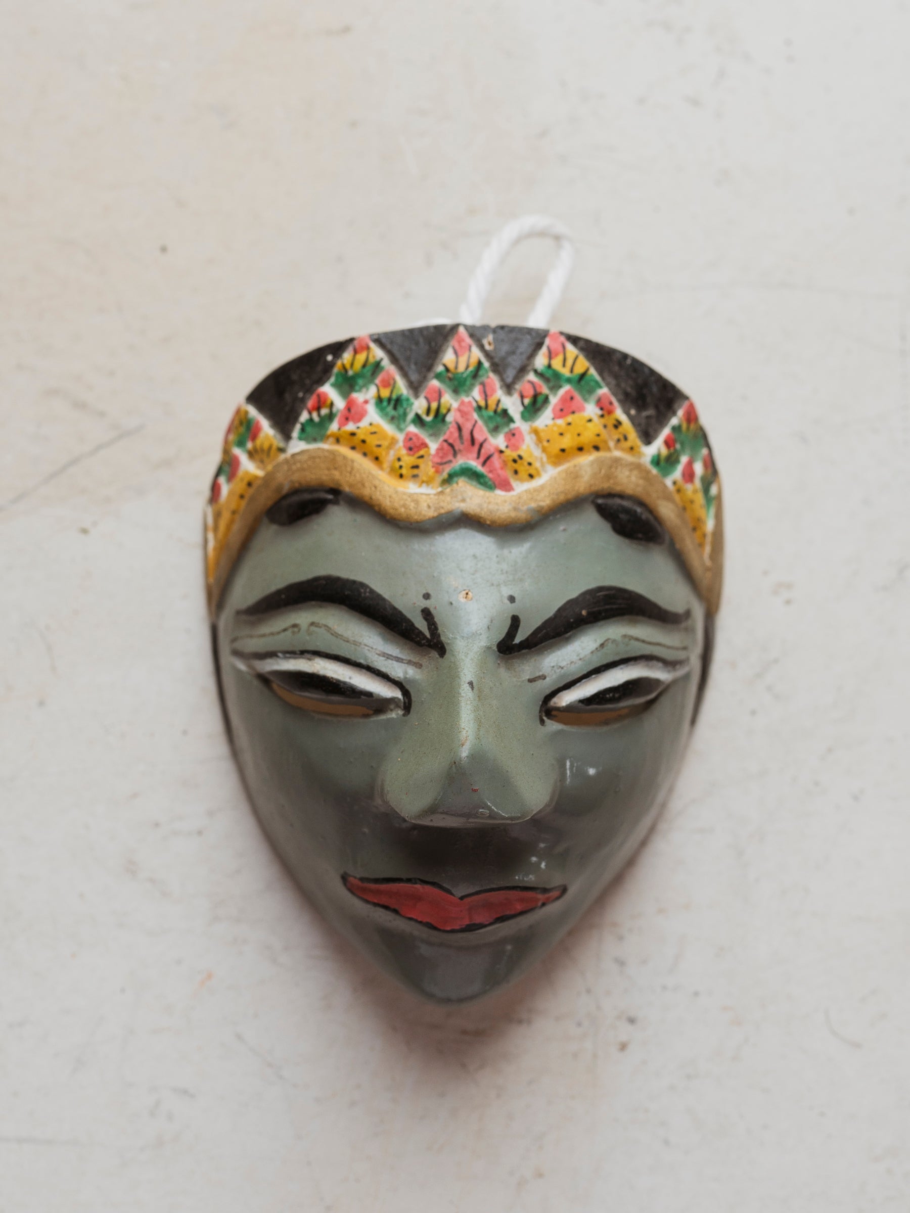 3" Indonesian Wooden Batik Mask, HD985