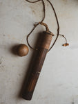Waorani Tribal Poison Dart Quiver with Piranha Jaw, HD576