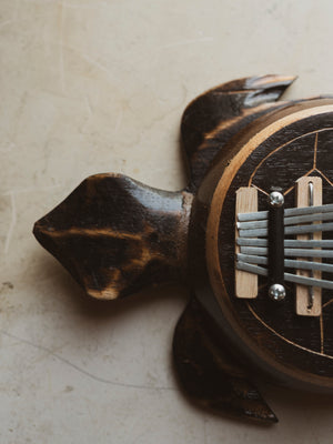 Wooden Sea Turtle Thumb Piano, HD622