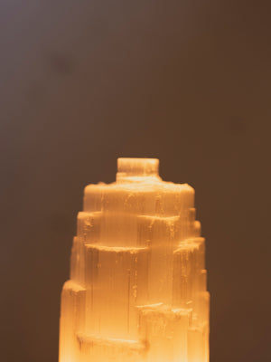 8" Selenite Iceberg Lamp, RM1112