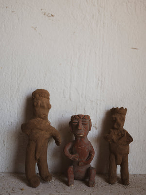 5" Assorted Guatemalan Clay Statue