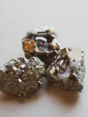 1.5-2" Faceted Iron Pyrite, RM296