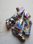 1-2" Rainbow Aura Amethyst Cluster, RM502