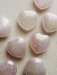 1.25" Angel Aura Rose Quartz Heart, RM1808