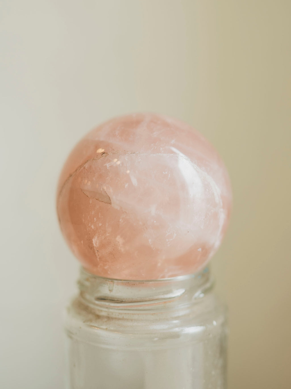 2.5" Rose Quartz Sphere, RM1758