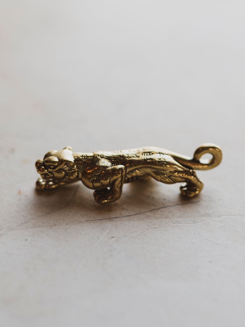 Brass Lion Figurine, CA577