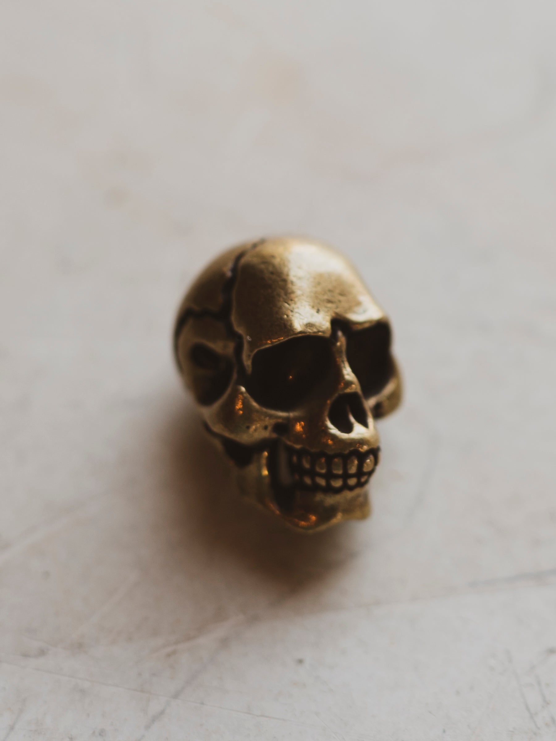 1" Brass Skull Figurine, HD819