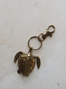 Brass Sea Turtle Keychain, CA927