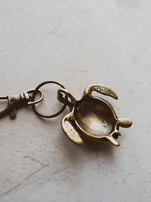 Brass Sea Turtle Keychain, CA927