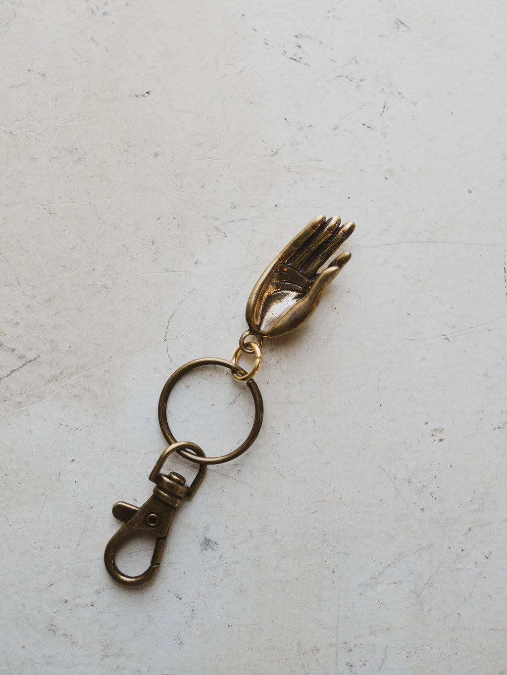 Brass Hand Keychain, CA956