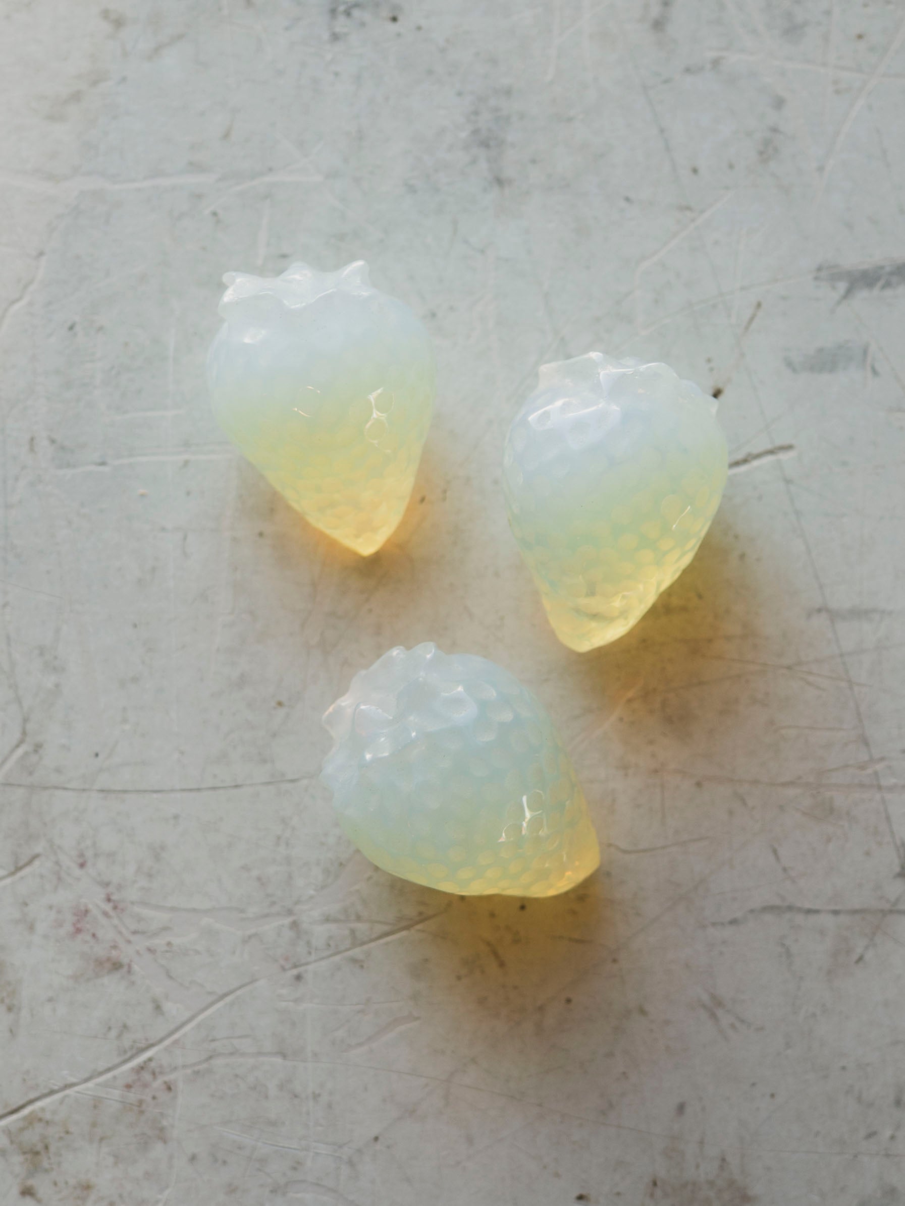 Carved Opalite Strawberry, RM1339