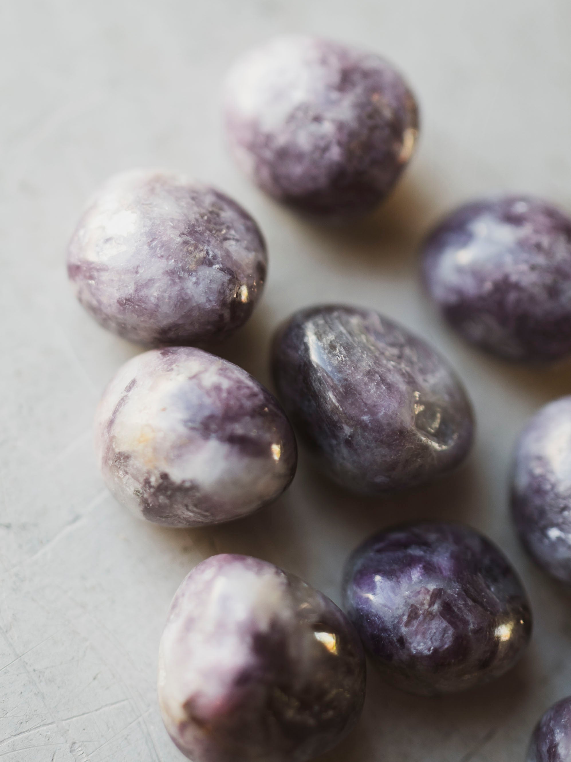 .75-1.5" Polished Lepidolite, RM014