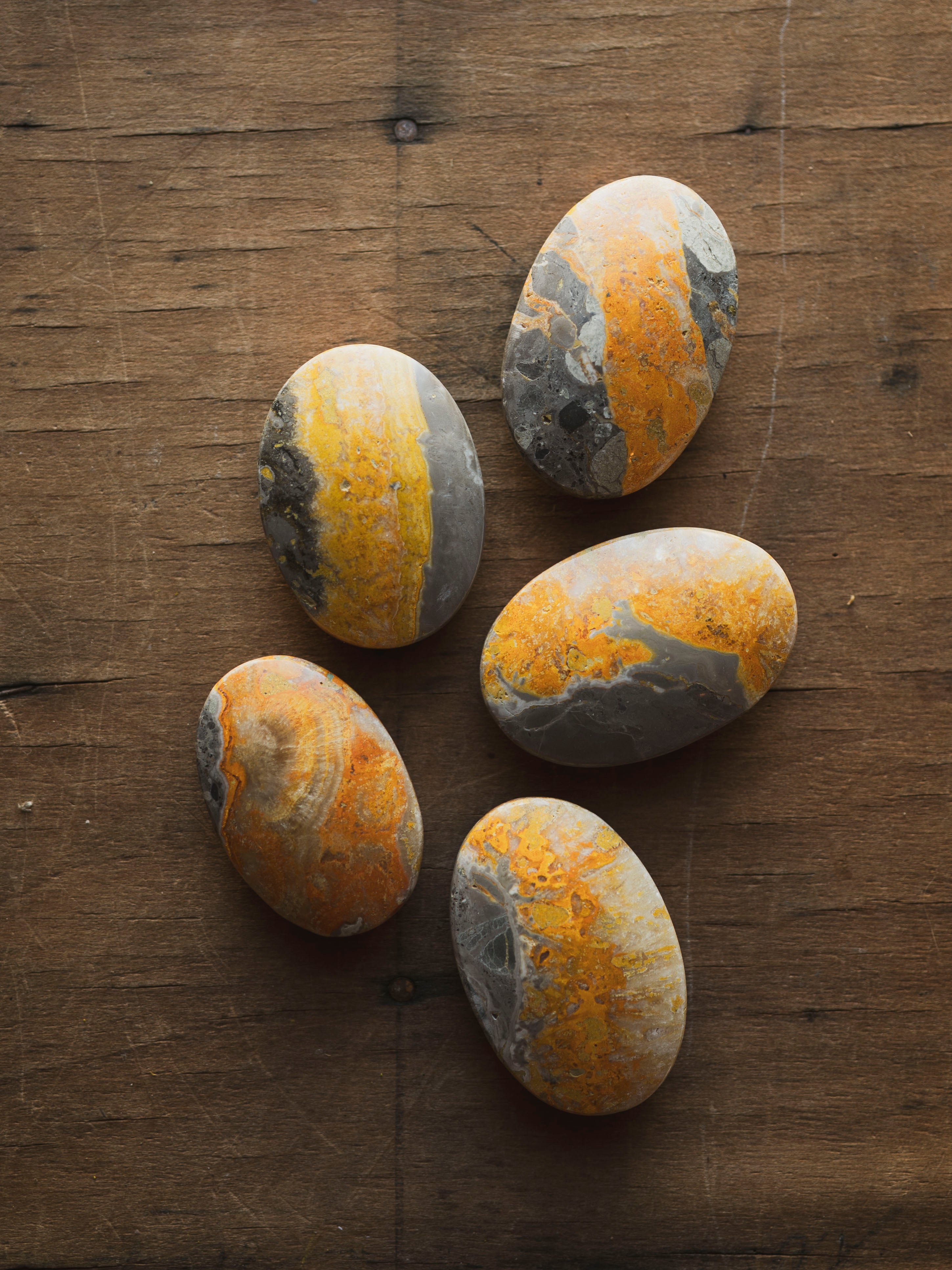 Bumblebee Jasper Palm Stone, RM1649